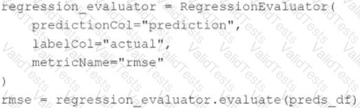 Databricks-Machine-Learning-Associate Question 22