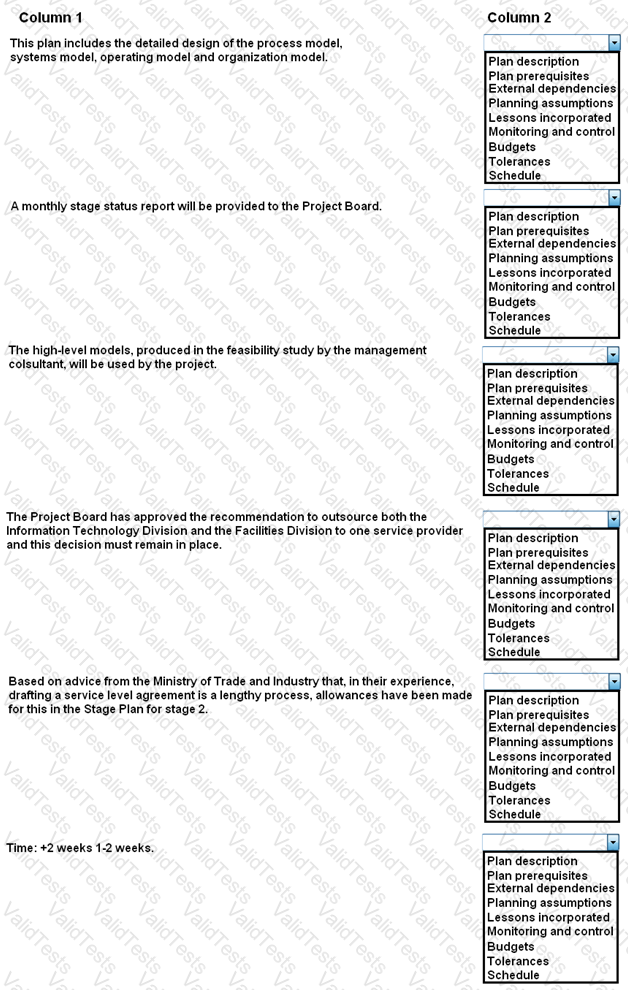 Prince2-Practitioner Question 52