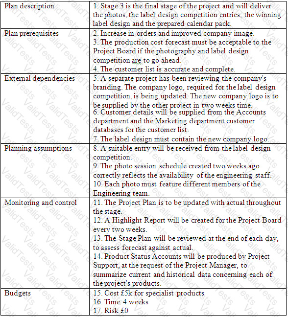 Prince2-Practitioner Question 54