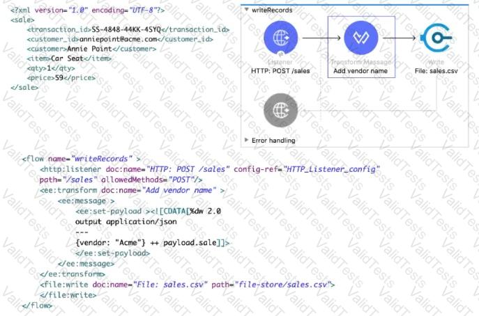 Salesforce-MuleSoft-Developer-I Question 51