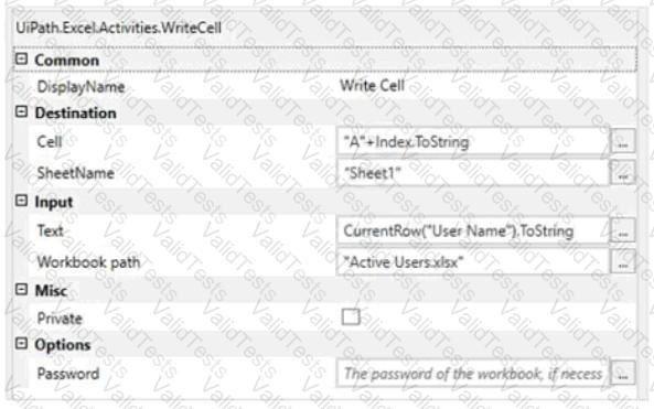 UiPath-ARDv1 Question 26
