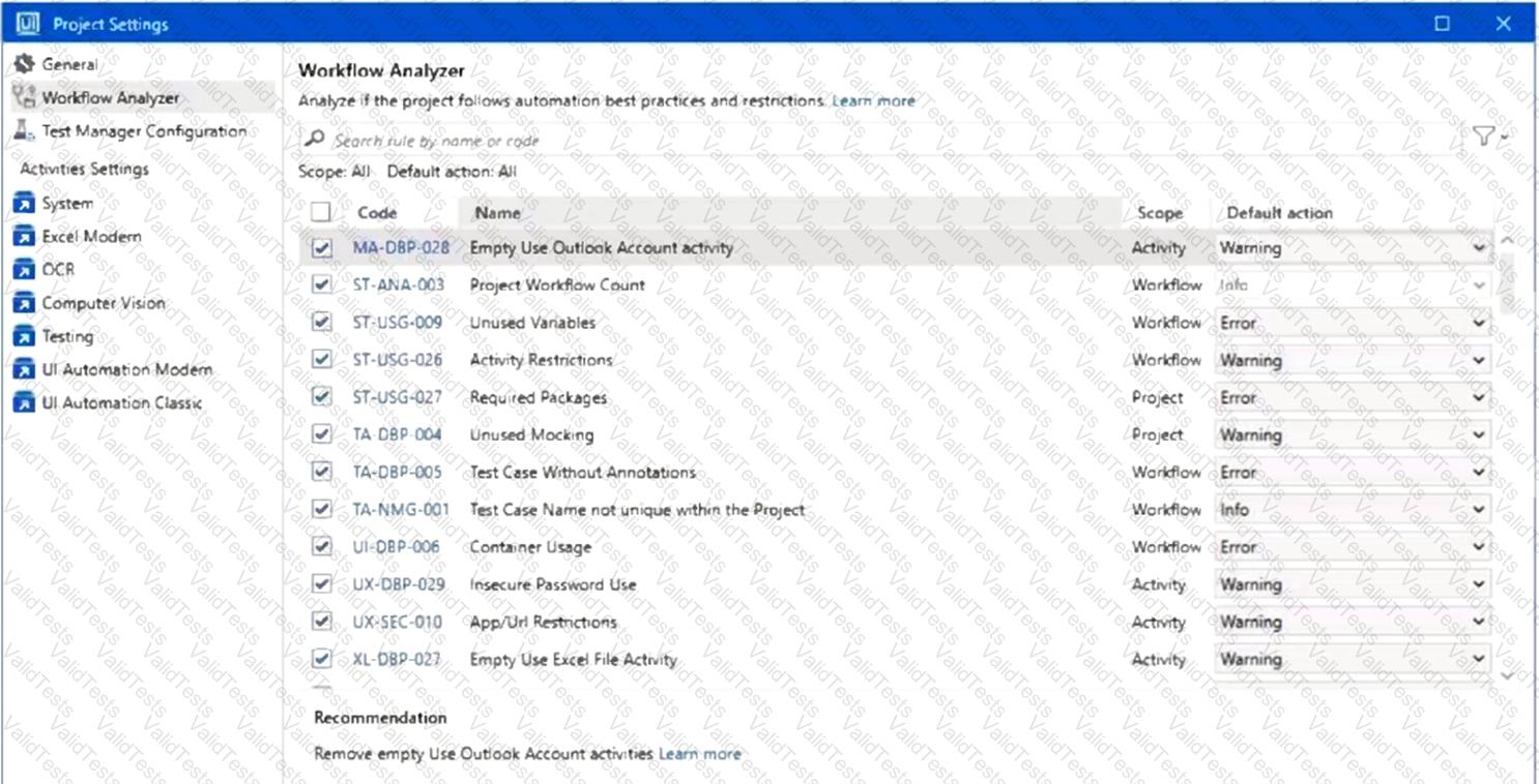 UiPath-TAEPv1 Question 25